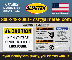 Signs & Labels made in the USA | Almetek, a Family Business since 1975